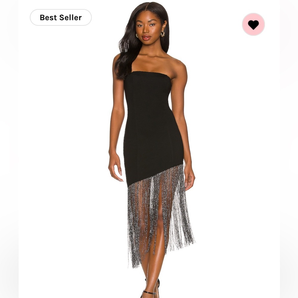 Revolve superdown mini black dress
